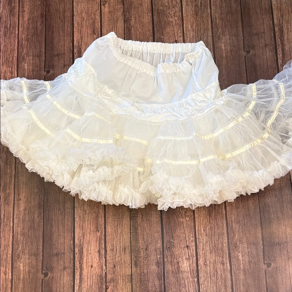 Pitchfork Brand 4 Piece Girls Square Dance Outfit with Petticoat (Sz XS/S)